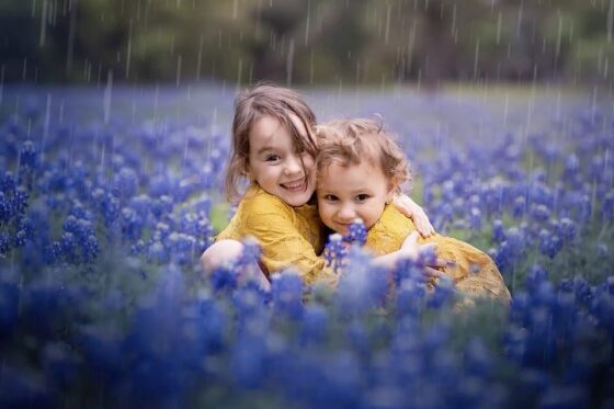 Rainy Day Family Photos | Top Rated Austin Family Photographer - Zesty Orange Photography by Olesya Redina