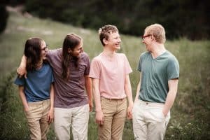 Sibling connections in family photography | Austin Family Photographer