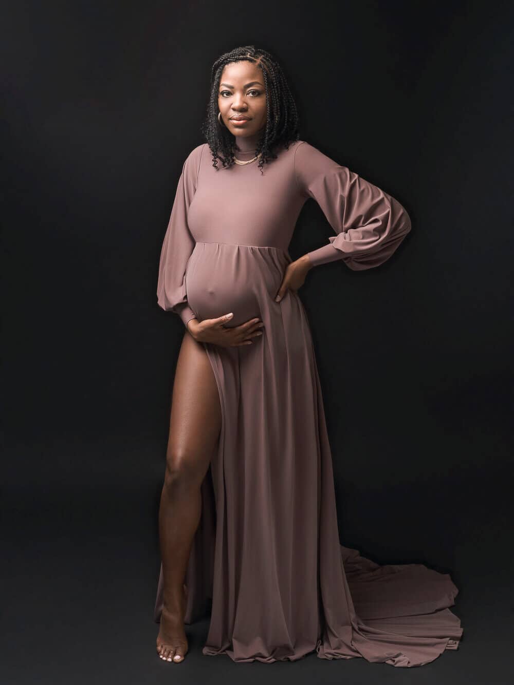 Maternity Studio portrait in Austin Texas | Baby Registry Checklist