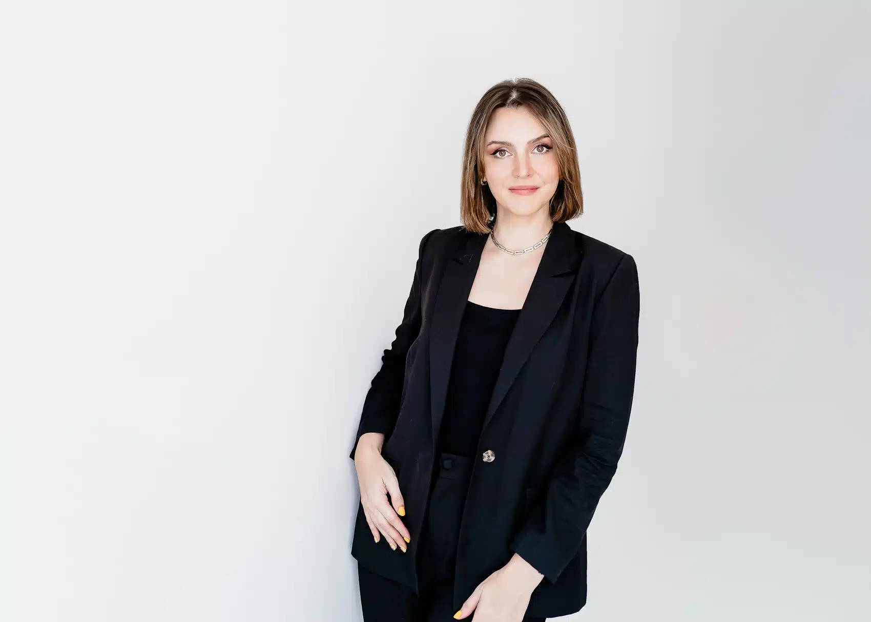 black and white professional headshots