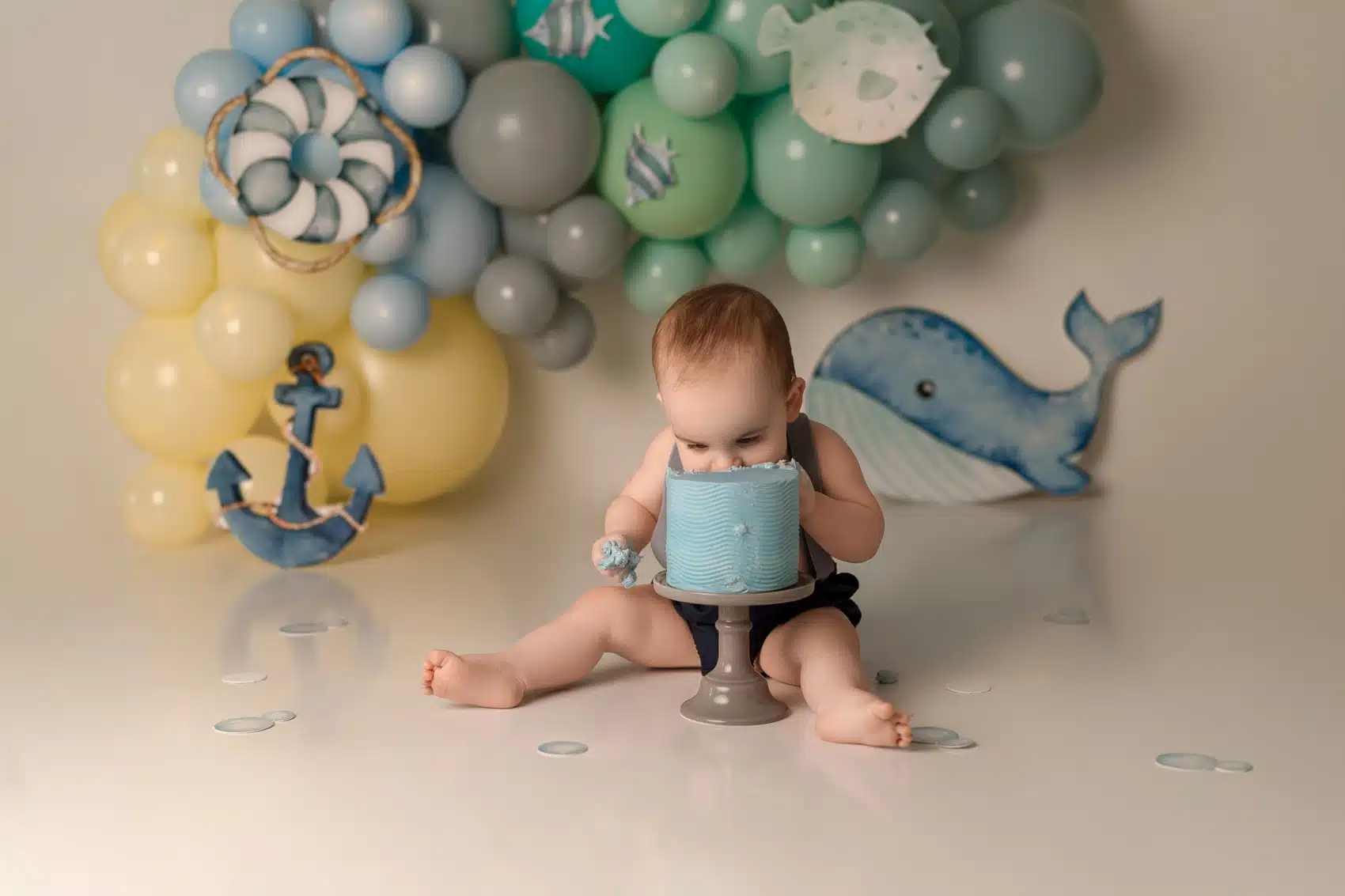 Why Cake Smash Photography is the Perfect Way to Celebrate Your Baby's First Birthday 5 Austin Cake Smash Photography 53 copy under the sea Austin Portrait Photography