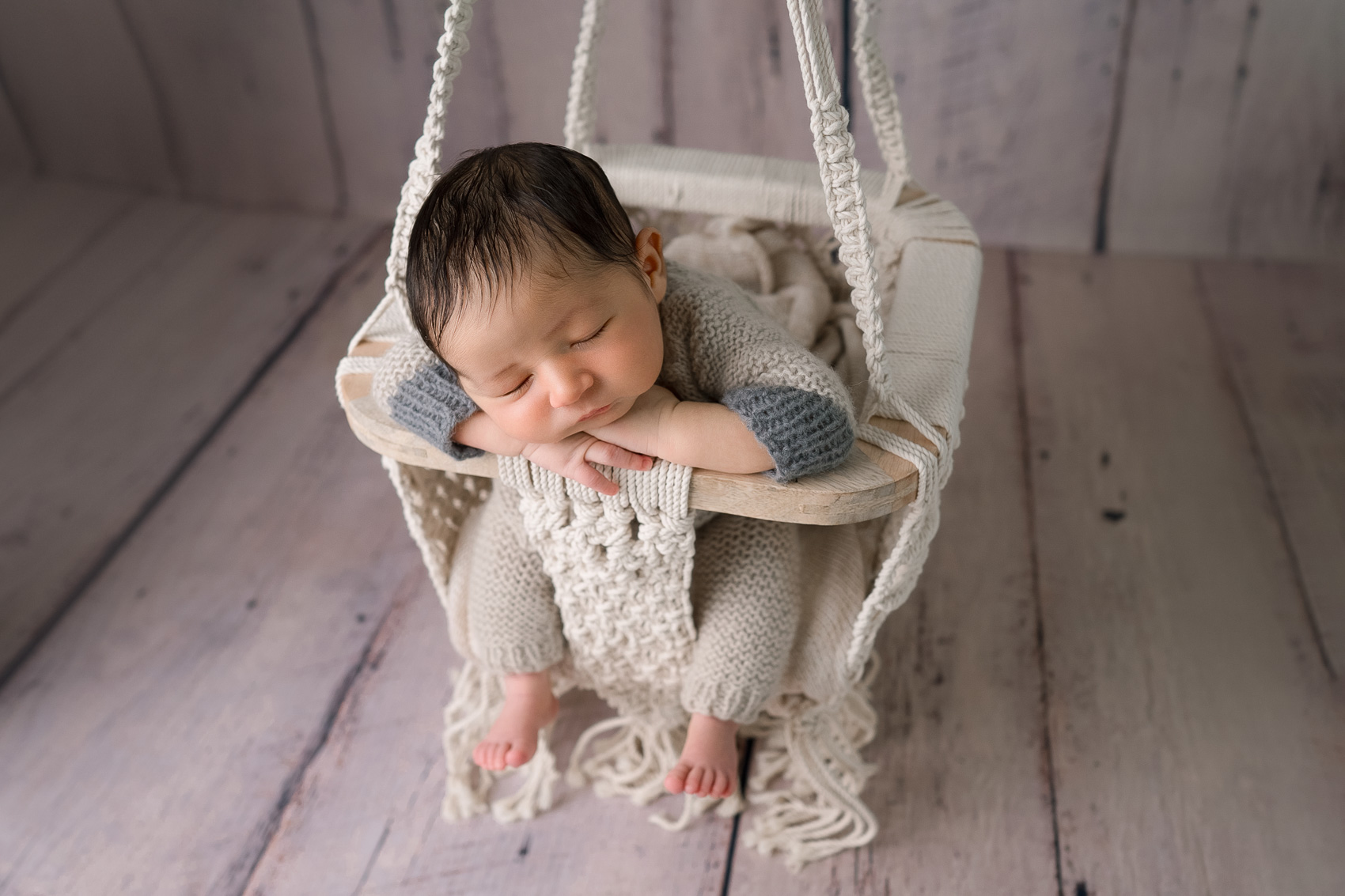 neutral newborn session