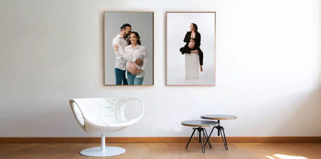 Printed family artwork | maternity photography investment in Austin