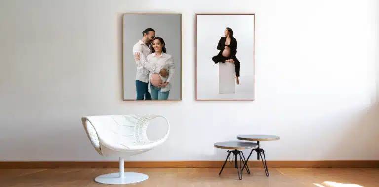 Printed family artwork | maternity photography investment in Austin