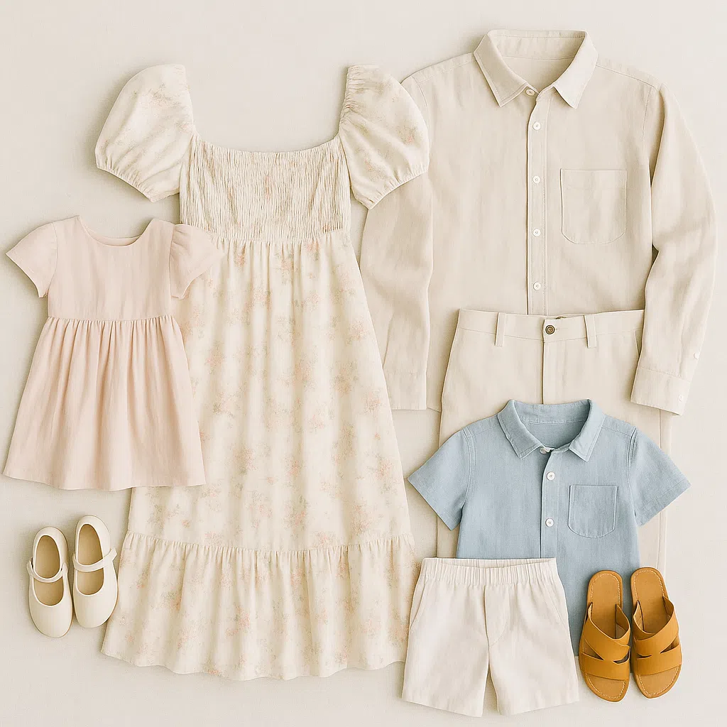 Coordinate Family Outfits Without Looking Too Matchy 7 Austin Family Photography Oufits Spring Austin Elopement & Portrait Photographer