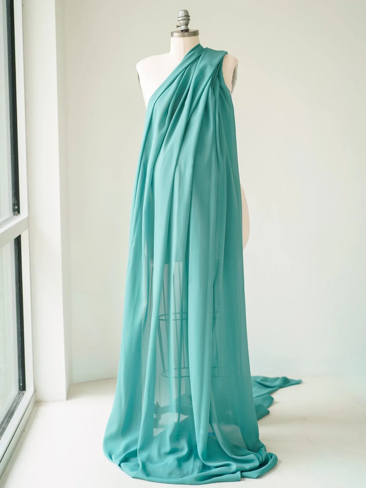 Maternity Gowns and Wardrobe in Austin | Zesty Orange Photography 8 Aegean blue fabric Austin Elopement & Portrait Photographer