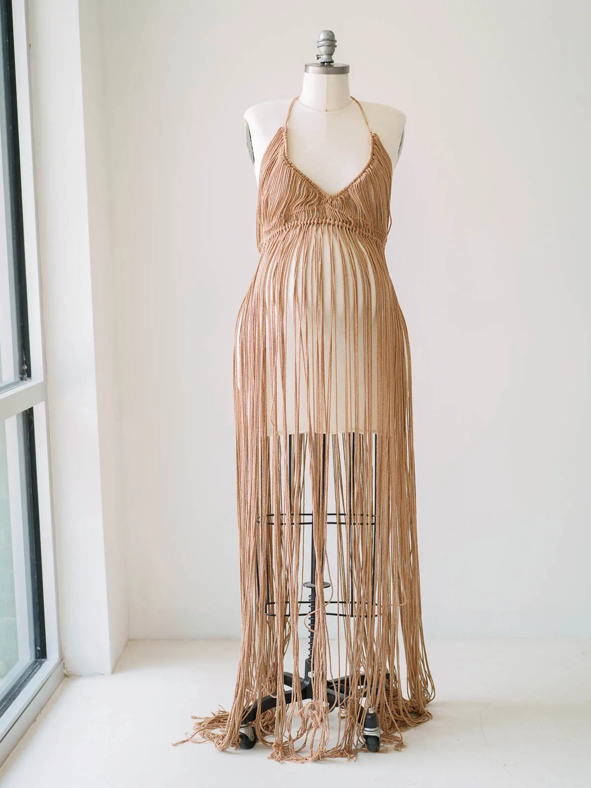 Maternity Gowns and Wardrobe in Austin | Zesty Orange Photography 53 Calla nude front Austin Elopement & Portrait Photographer