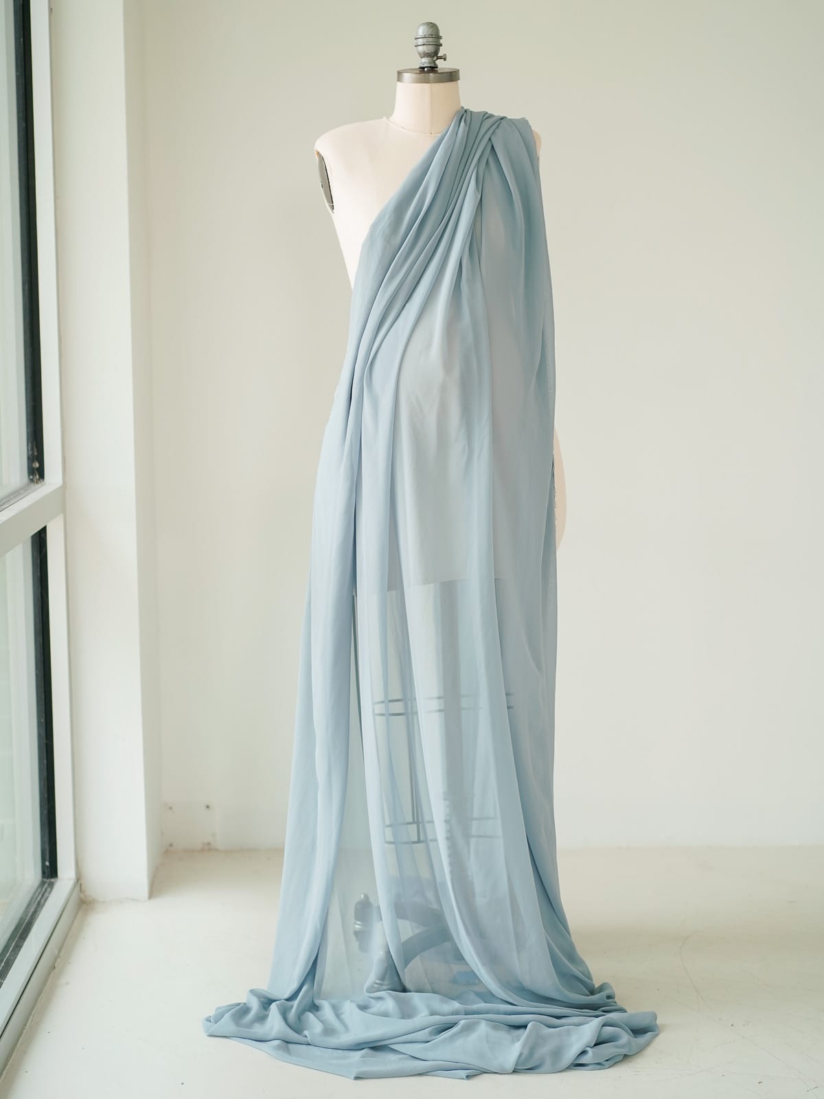 Frost blue fabric Austin Elopement & Portrait Photographer