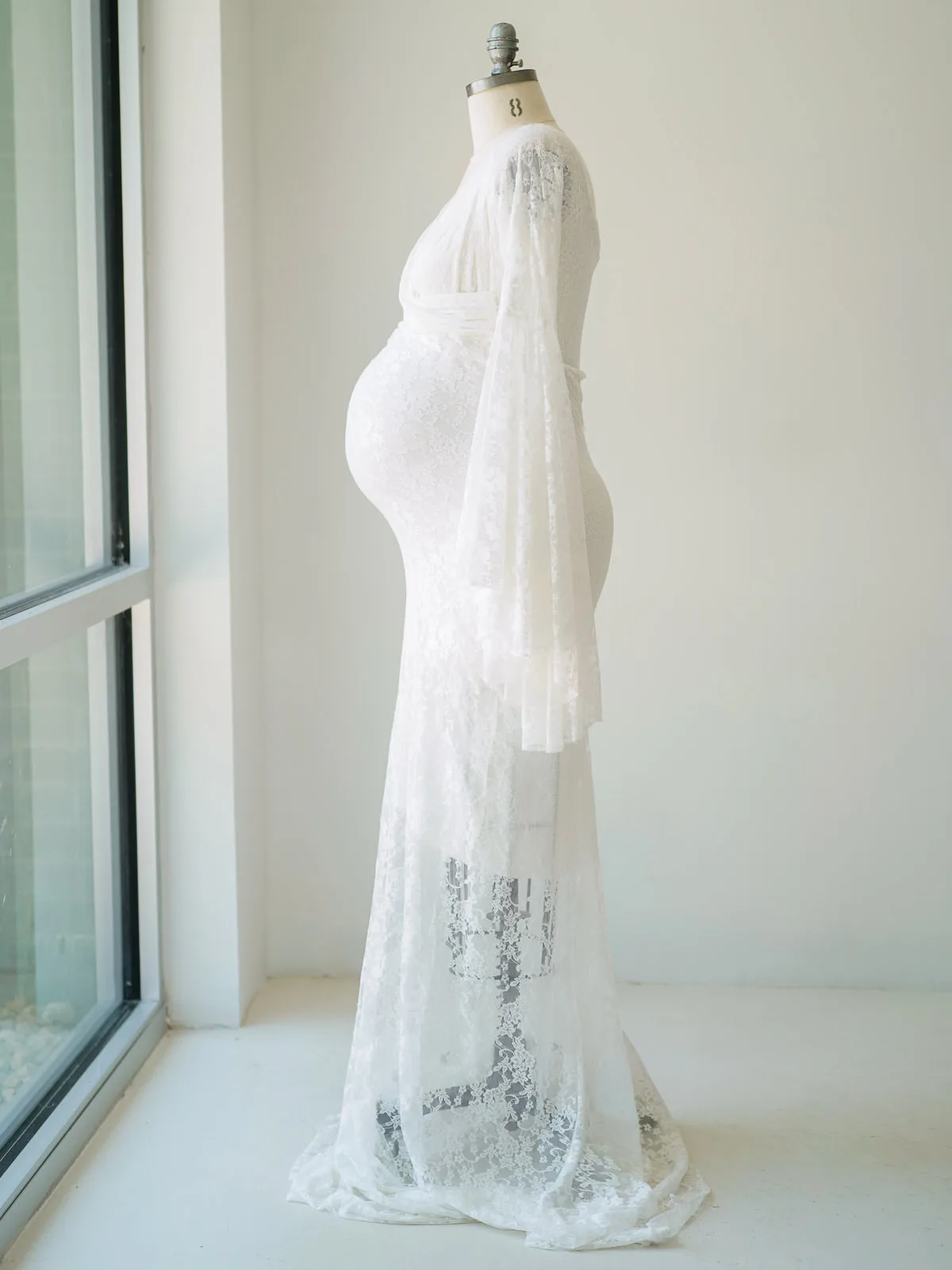 Maternity Gowns and Wardrobe in Austin | Zesty Orange Photography 136 Genevieve white side Austin Elopement & Portrait Photographer