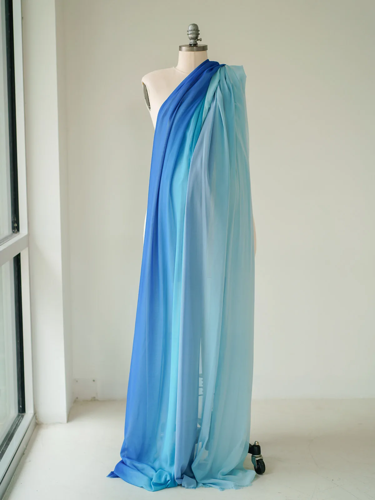 Maternity Gowns and Wardrobe in Austin | Zesty Orange Photography 161 Horizon blue fabric Austin Elopement & Portrait Photographer