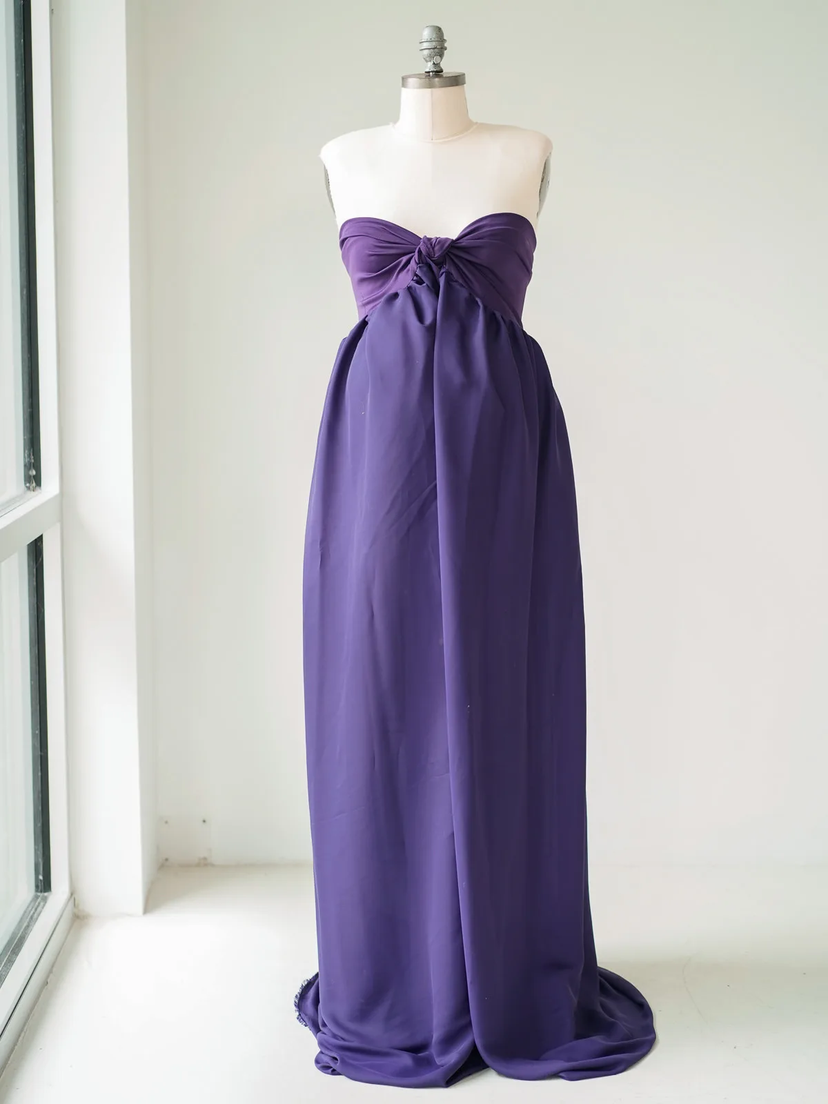 Maternity Gowns and Wardrobe in Austin | Zesty Orange Photography 175 Iris purple front Austin Elopement & Portrait Photographer