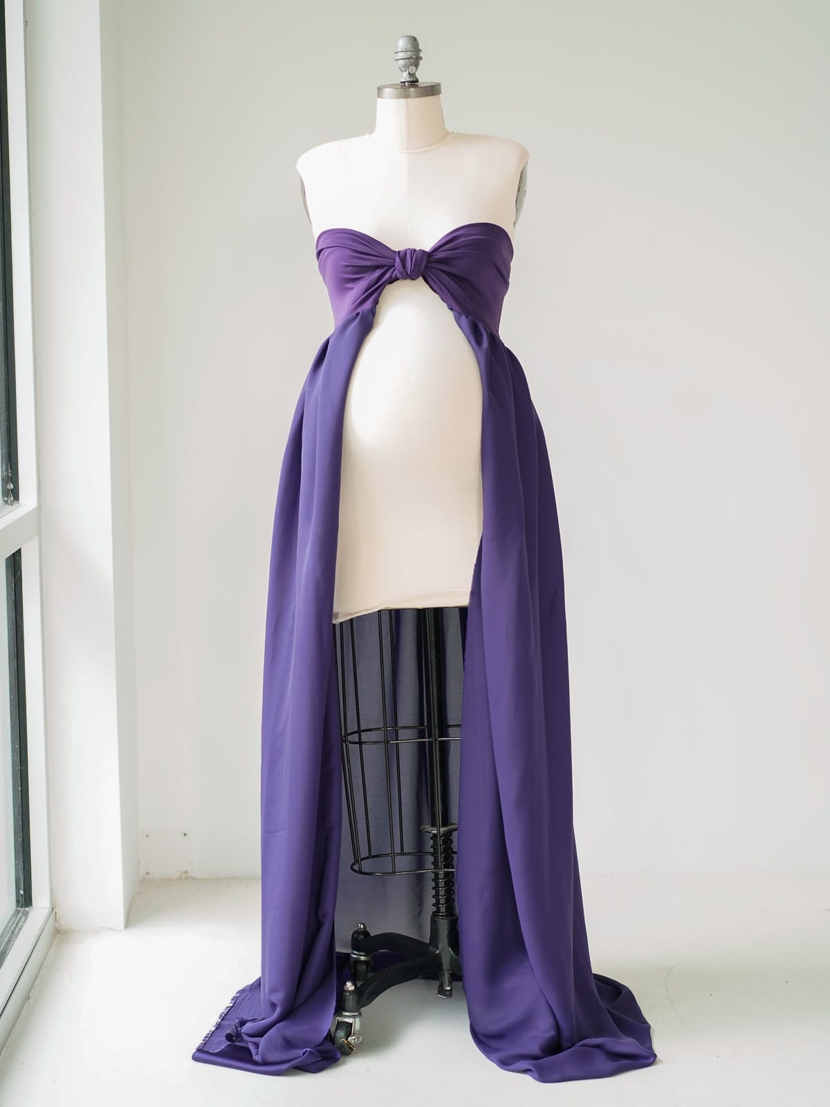 Iris purple open front Austin Elopement & Portrait Photographer