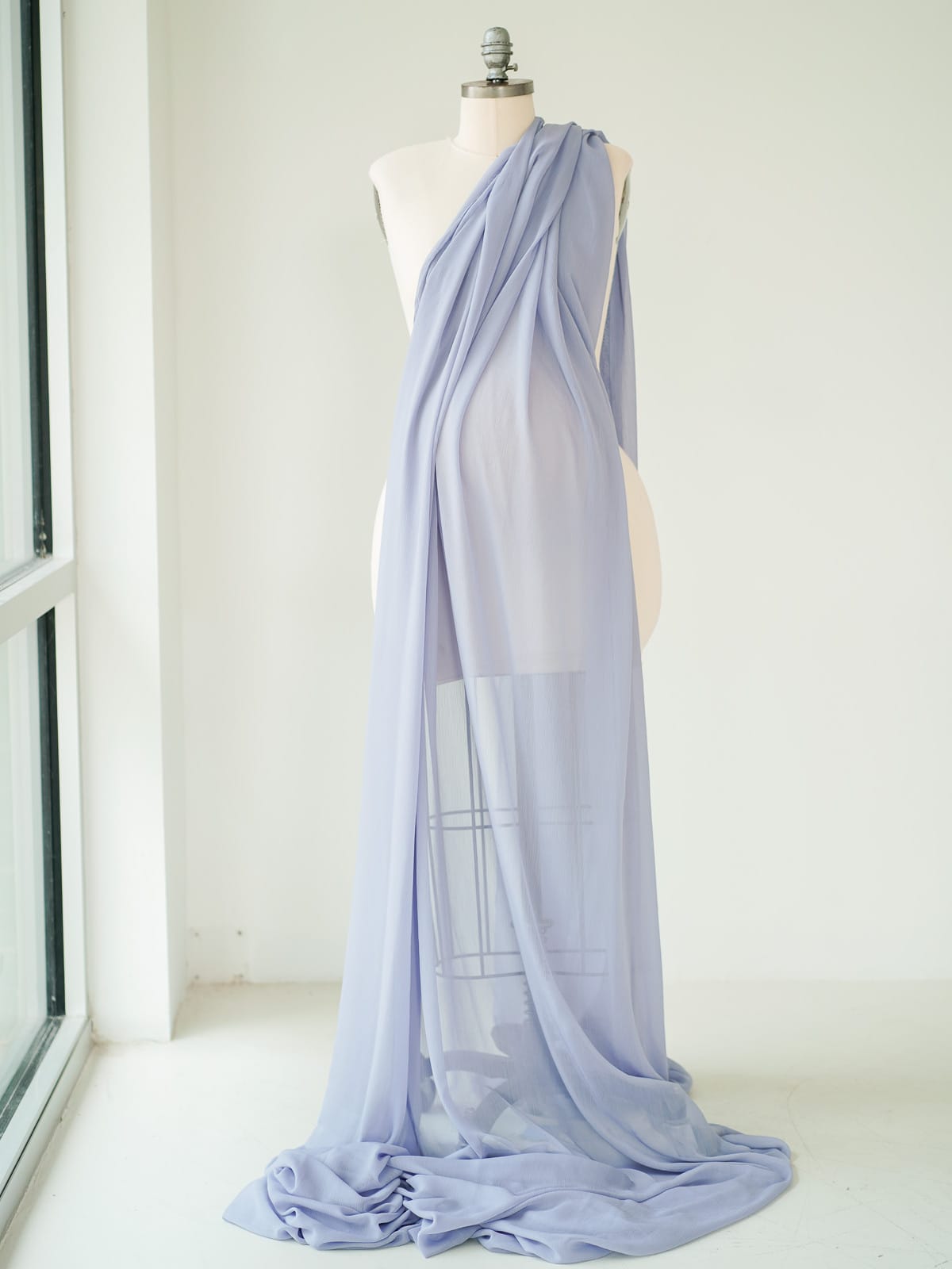Lilac purple fabric Austin Elopement & Portrait Photographer