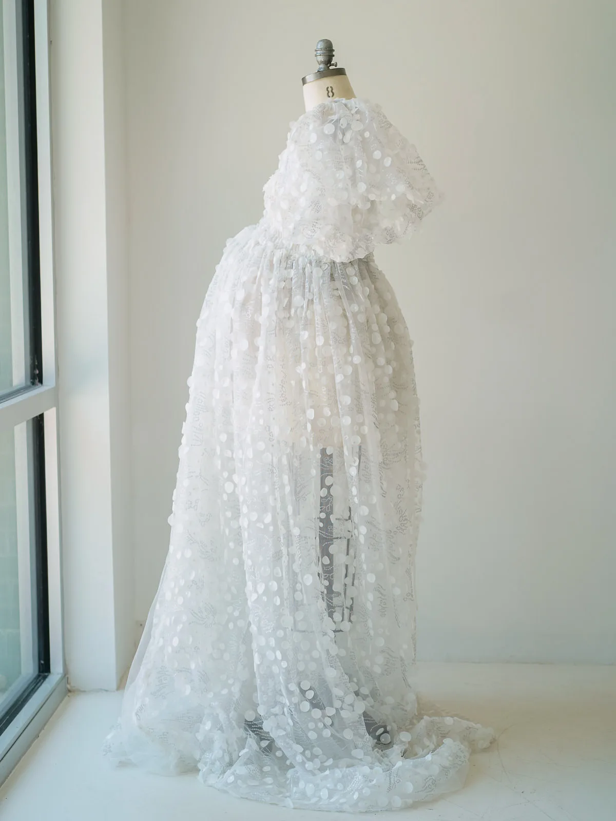 Maternity Gowns and Wardrobe in Austin | Zesty Orange Photography 227 Magnolia white side Austin Elopement & Portrait Photographer