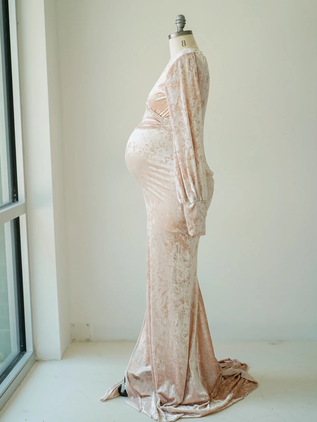 Maternity Gowns and Wardrobe in Austin | Zesty Orange Photography 240 Marlene pink side Austin Elopement & Portrait Photographer
