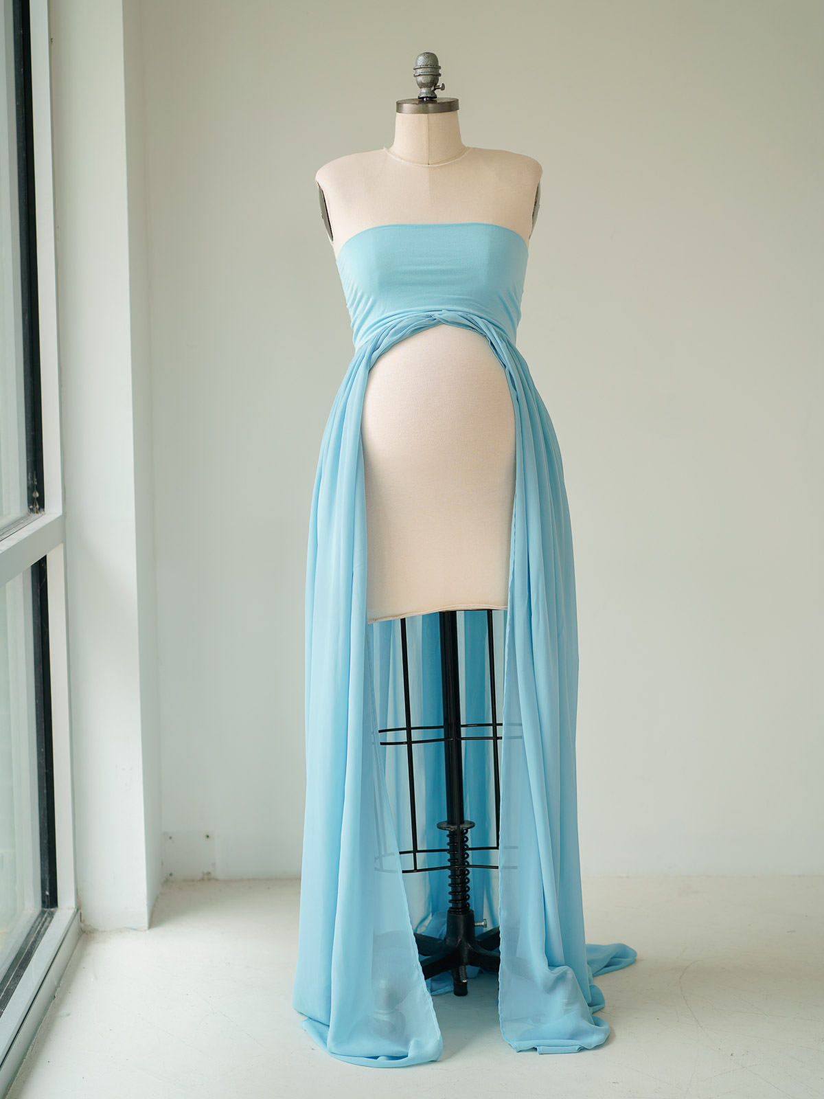Naia blue open front Austin Elopement & Portrait Photographer