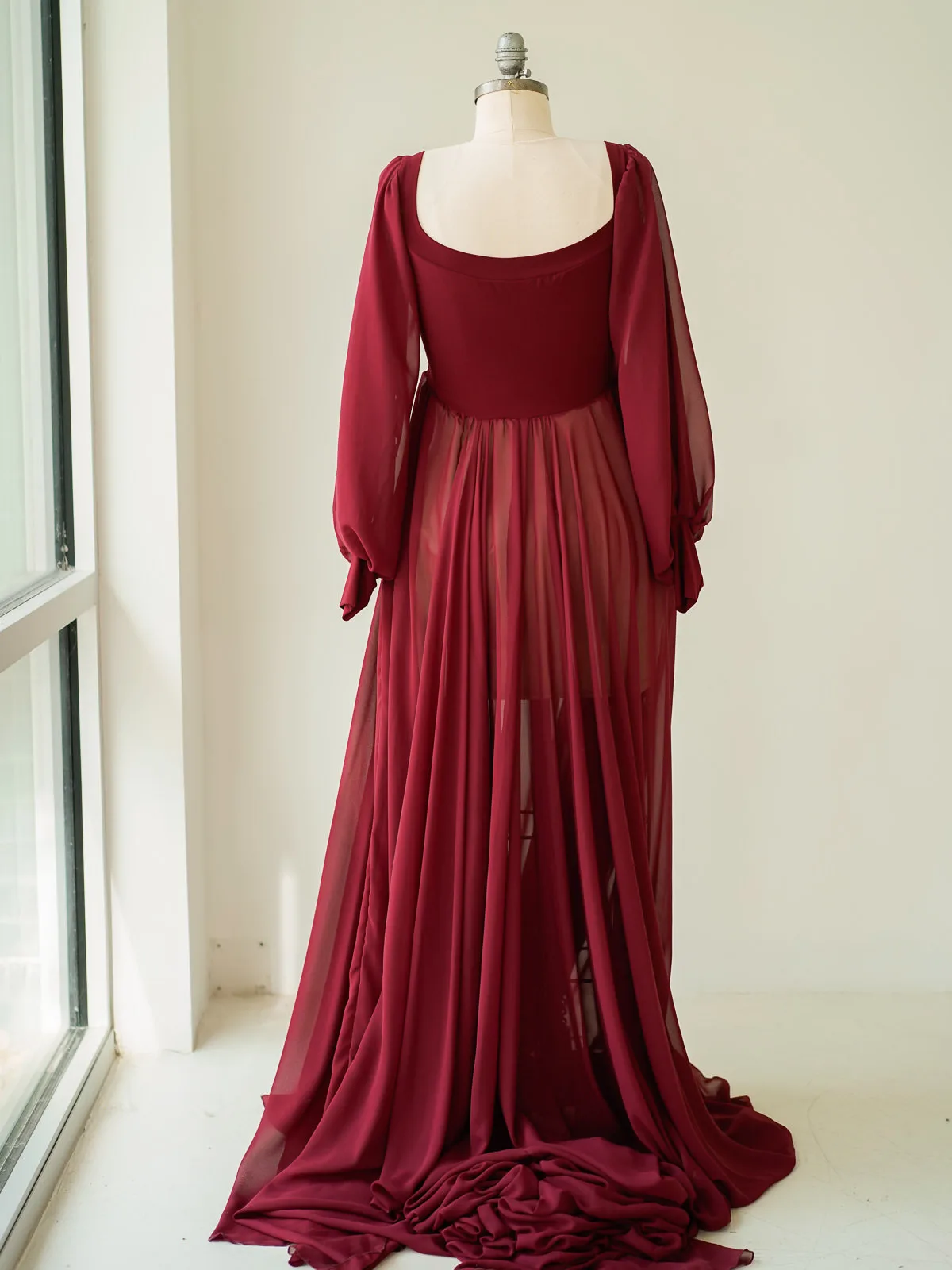 Maternity Gowns and Wardrobe in Austin | Zesty Orange Photography 270 Octavia red back Austin Elopement & Portrait Photographer