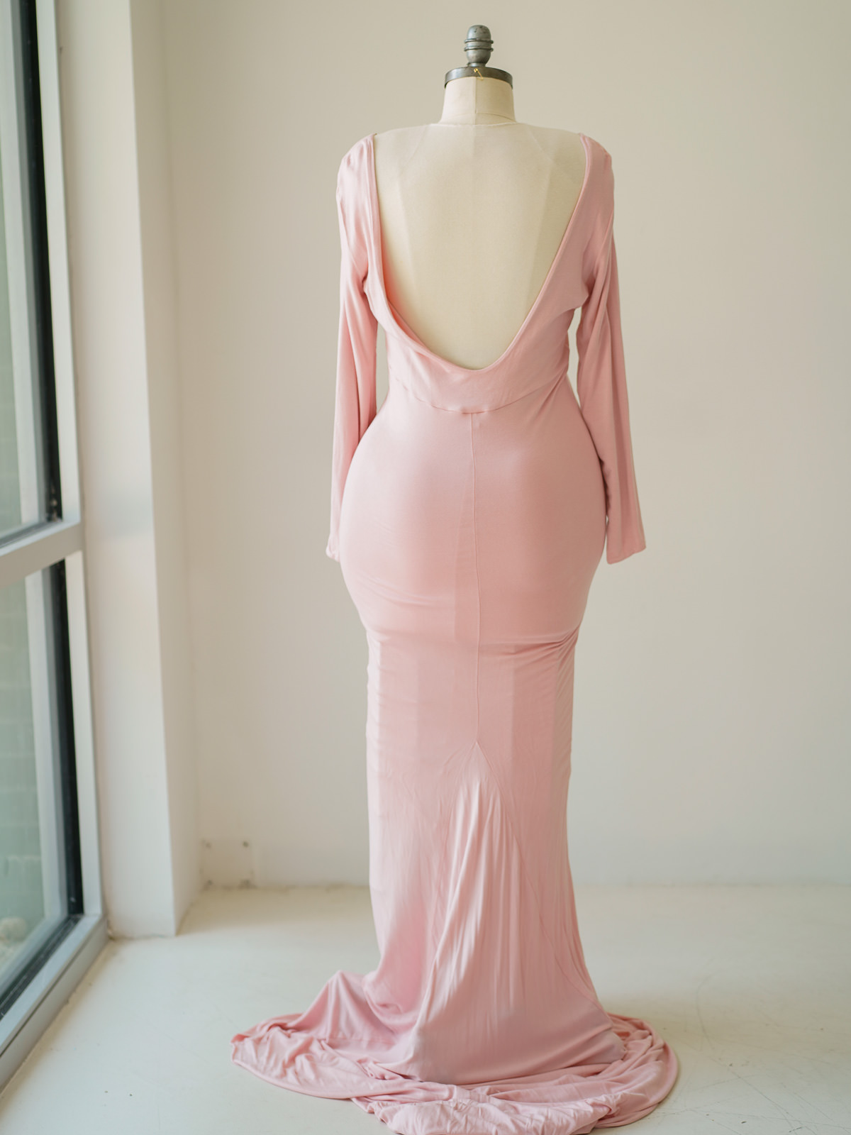 Penelope pink back Austin Elopement & Portrait Photographer
